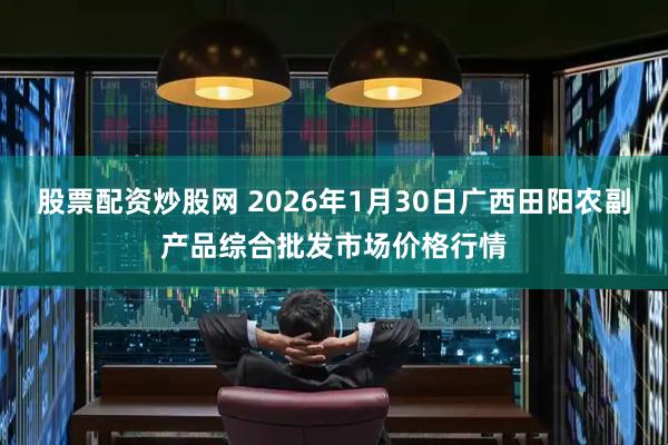 股票配资炒股网 2026年1月30日广西田阳农副产品综合批发市场价格行情